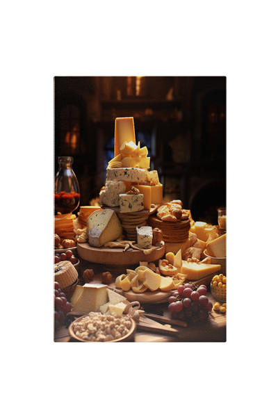 StoryGift Romania Tablou Canvas: Platou Frantuzesc Cu Branzeturi Cu Mucegai, ...