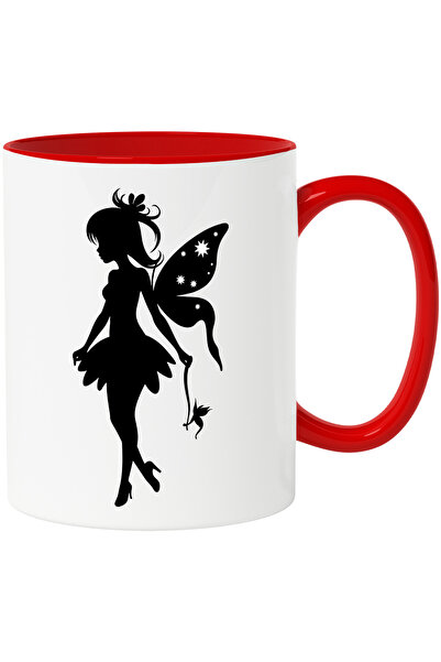 StoryGift Romania Cana Pentru Fetite Cu O Mica Zana Din Povesti Cu Maner Rosu...