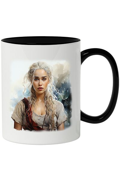 StoryGift Romania Cana Cu Daenerys Targaryen, Game Of Thrones, Serial Tv, Fantasy Multicolor 330 M, Cu ,stg
