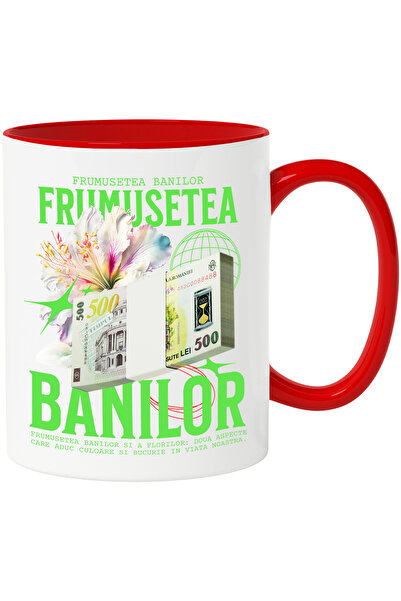 StoryGift Romania Cana Frumusetea Banilor Si A Florilor - 500 Lei , 330ml, Ce...