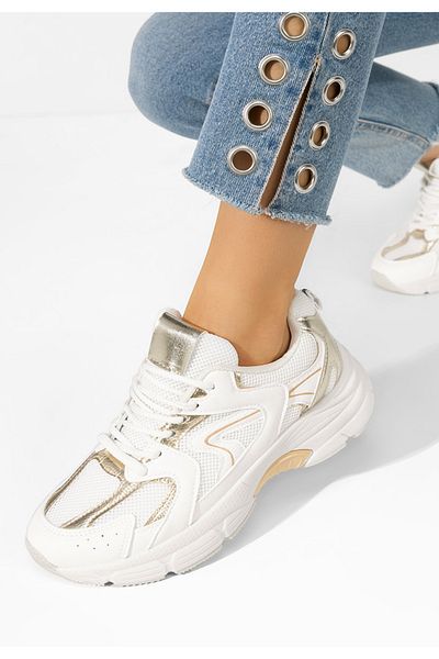 B T Shoes Women's Sneakers Half White