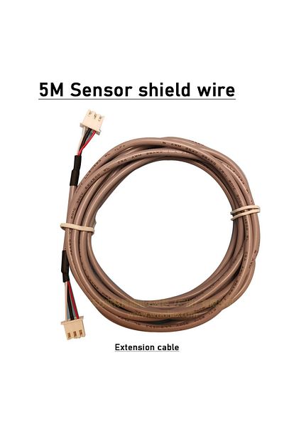 Choice 5M Shielded CABLE DC 300V 100A 200A 400A Hall Voltmeter Ammeter lithium Battery Monitor 12V 24V 36V