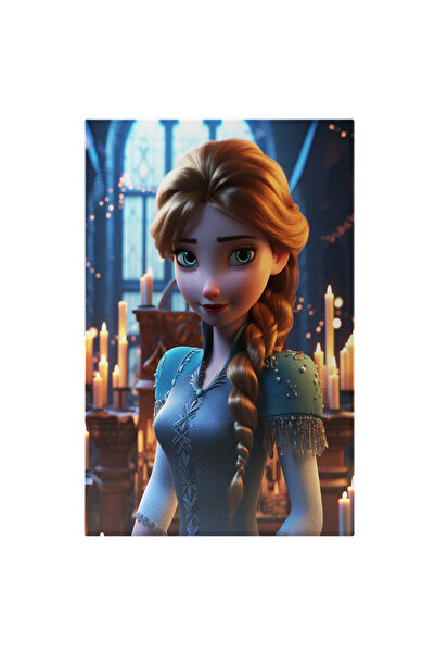 StoryGift Romania Tablou Canvas: Elsa Frozen Regatul De Gheata Inconjurata De...
