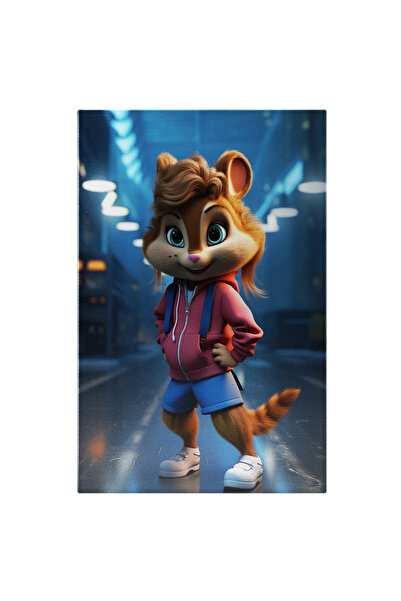 StoryGift Romania Tablou Canvas: Veverita Personaj Desene In Pantofi Albi Si ...