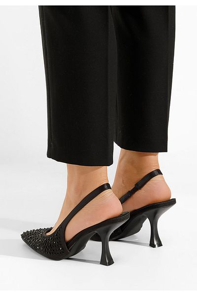 B T Shoes Pantofi Cu Toc Stiletto Fyra Negri