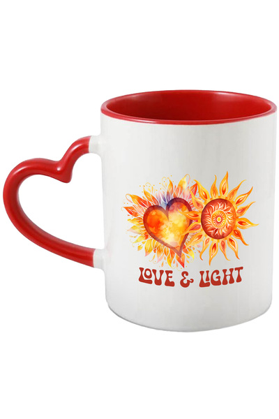 StoryGift Romania Cana Cu Mesajul "love & Light", Ilustratie, Iubire Si Lumin...