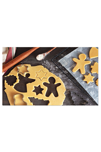 StoryGift Romania Tablou Canvas - Pregatiri Pentru Sarbatori - Biscuiti De Cr...