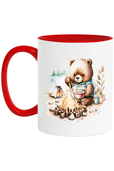 StoryGift Romania Cana Cu Un Ursulet Care Gateste O Supa | Ilustratie | Foc |...