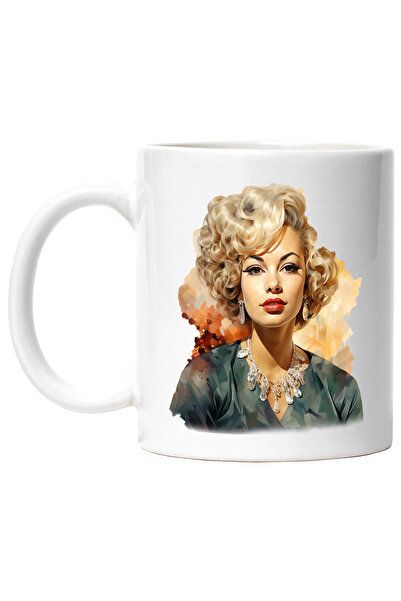 StoryGift Romania Cana Cu Marilyn Monroe, Actrita Celebra, Iubitori De Film, Multicolor 330 Ml, Ce, Cu ,stg