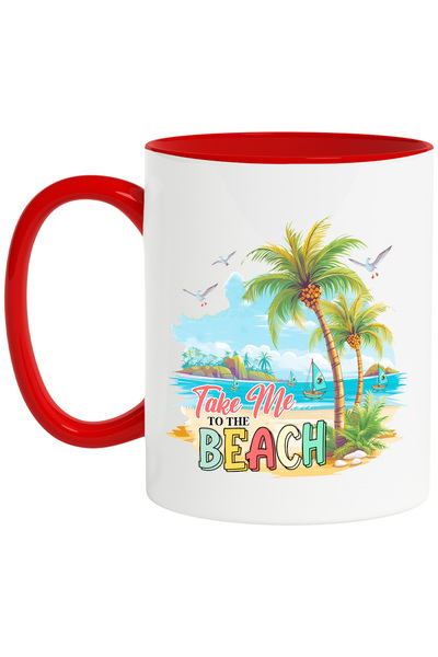 StoryGift Romania Cana Cu O Inima Facuta Din Flori, Ilustratie, Plante, Trand...