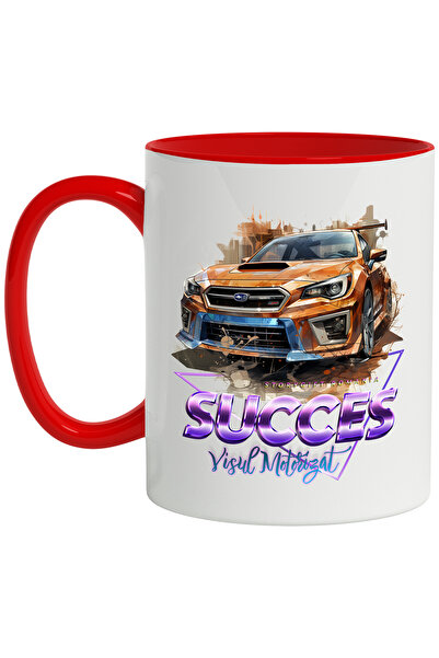 StoryGift Romania Cana Cu Mesaj Succes Visul Motorizat, Masina, Ilustratie, M...
