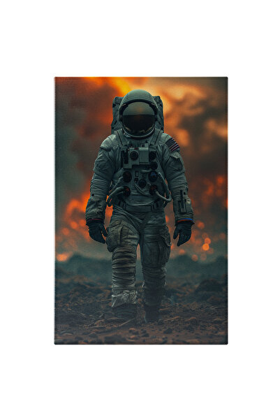 StoryGift Romania Tablou Canvas: Pașii Grei Ai Unui Astronaut Spre Explorarae...