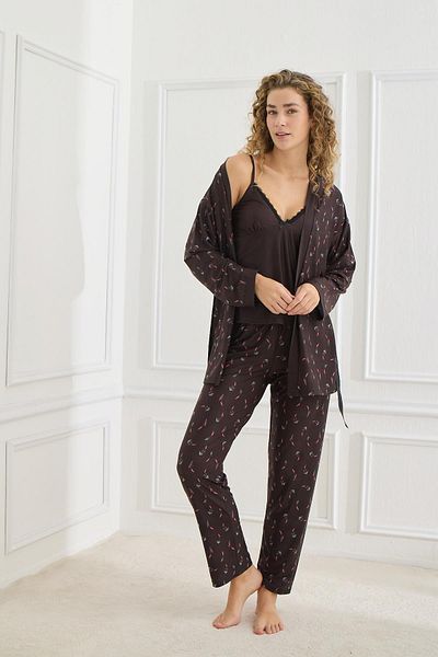 Kompedan Γυναικείο σετ Marla Rope Strap Πρωινό 3 τεμαχίων |   30201-952