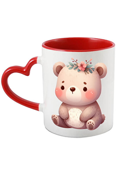 StoryGift Romania Cana Cu Un Ursulet | Ilustratie | Pentru Copii | Floare | T...