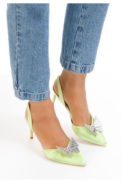 B T Shoes Pantofi Cu Toc Eleganti Arruna Lime
