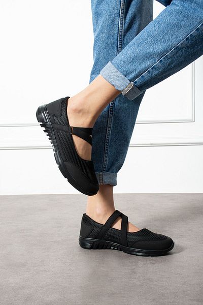 Wordex Bb-1 Women's Daily Mesh Elastic Ballerina Summer Women's Shoes