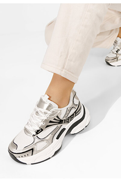 B T Shoes Sneakers Dama Myrle Argintii