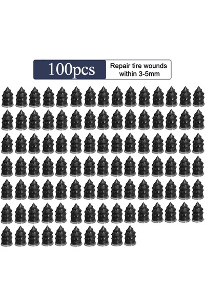 Choice1 مجموعة أدوات إصلاح إطارات السيارات الكبيرة بالجملة، 100 قطعة، تتضمن م...