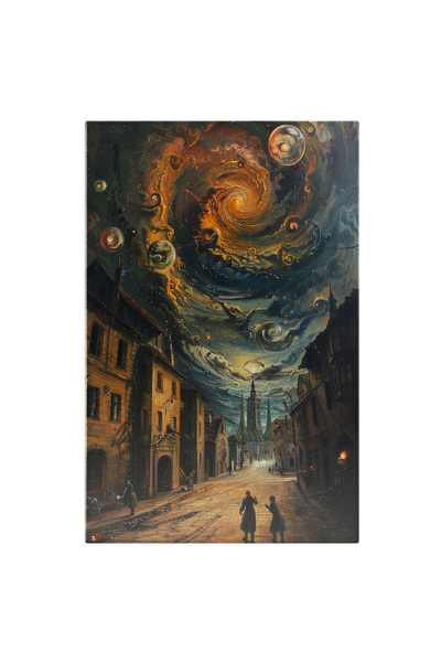 StoryGift Romania Tablou Canvas: Prin Ochiul Furtunii O Imagine Vizionară A H...