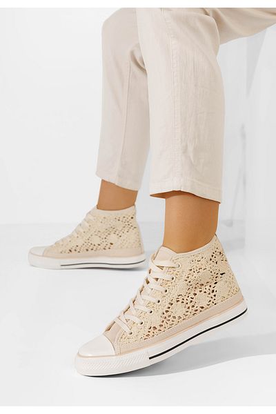 B T Shoes Tenisi Inalti Dama Miyana V4 Bej