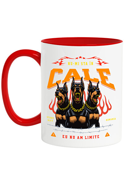 StoryGift Romania Cana # Caini Furiosi Mesaj Nu Mi Sta In Cale, 330ml, Cerami...