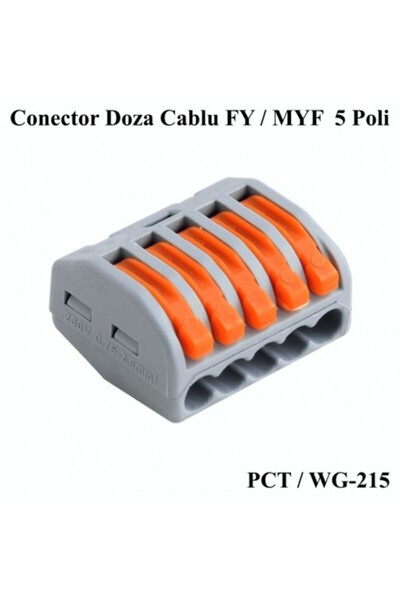 CLASSLIGHTS Conector rapid cu 5 poli, Electroaz