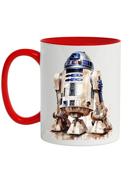StoryGift Romania Mug With R2-D2, Robot, Star Wars, Sci Fi, Fictional Character, Star Wars, Mul, With