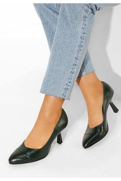 B T Shoes Pantofi Cu Toc Colie Verzi