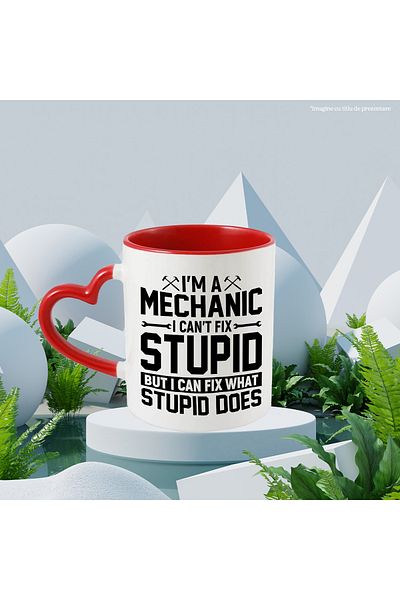 StoryGift Romania Mug for mechanics who can fix what the more "backward" people break, With,STG.