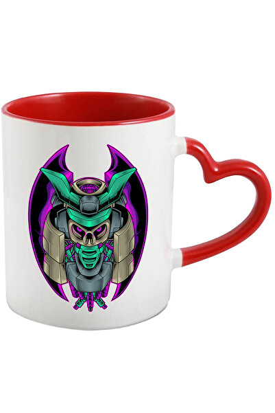 StoryGift Romania Cana Cu Robot, Samurai, Mecha, Sci Fi, Aripi, Cabluri, Mult...