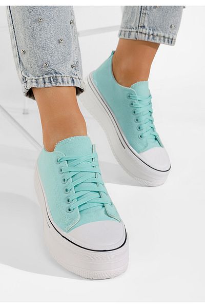 B T Shoes Tenisi Dama Loleta Turcoaz