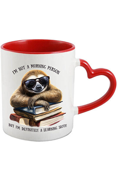 StoryGift Romania Cana Cu Un Sloth/lenes Care Are Niste Carti | Ilustratie | ...