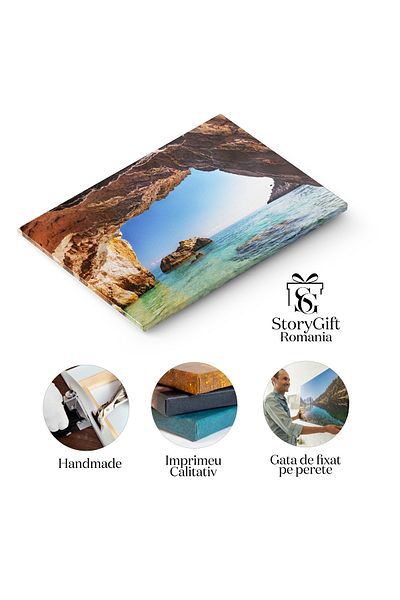 StoryGift Romania Tablou Canvas: Plaja Xigia - Zile De Vara In Zakynthos
