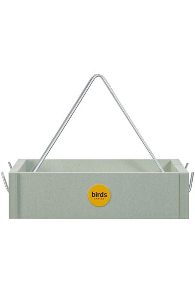 Birds Choice Recycled Plastic Small Hanging Tray Bird Feeder 2.25 x 9 x 8.5 Inch