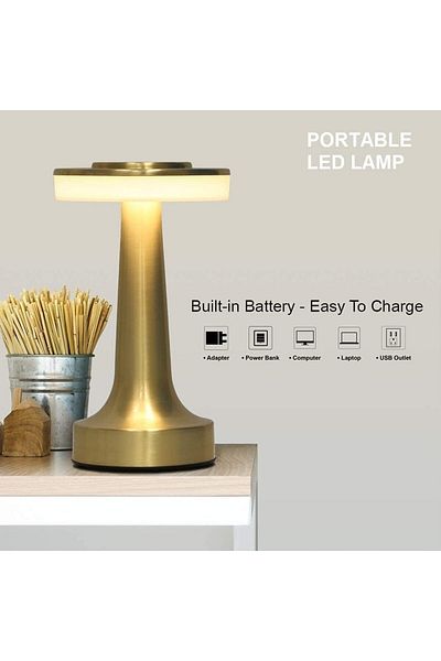 COOYA LED Table Lamp,Touch Sensor with 3 Brightness Levels,Gentle Light,For Comfort Reading or Nursery