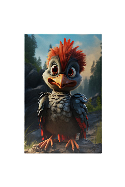 StoryGift Romania Tablou Canvas: Pasare Mirata - Stil Pixar Disney 3d Pentru ...