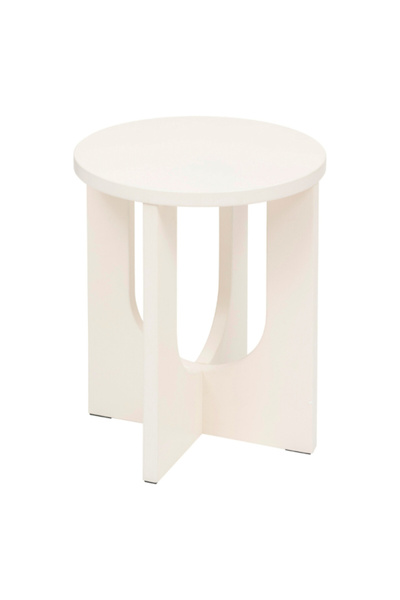 Atmosphera Bloom Sleek and Minimalist Round Side Table 50.5 x 40 x 40 cm