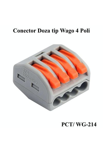 CLASSLIGHTS Conector priză cu 4 poli, Electroaz