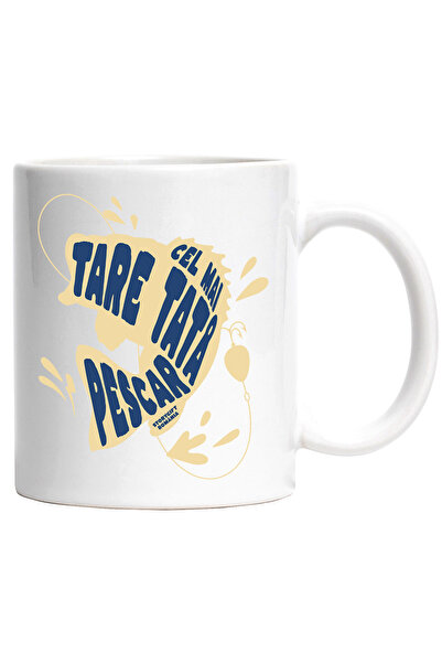 StoryGift Romania Cana Cel Mai Tare Tata Pescar, Hobby, Familie, Pasiune, 330...