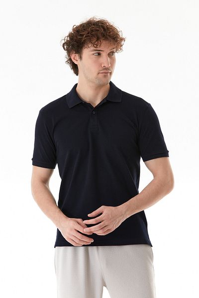 Fulla Moda Basic Polo Neck T-Shirt