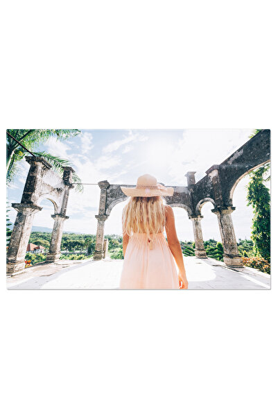 StoryGift Romania Tablou Canvas Fata Frumoasa La Palatul De Apa Din Bali Fata...
