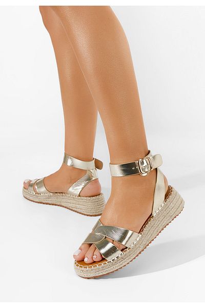 B T Shoes Sandale Tip Espadrile Avelena Aurii