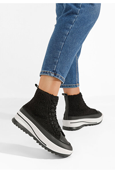 B T Shoes Tenisi Inalti Dama Idyora Negri