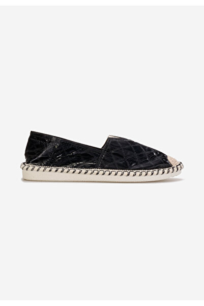 B T Shoes Černé dámské espadrilky Loretta
