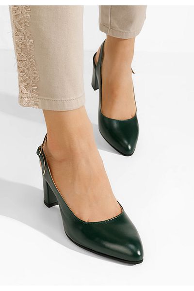 B T Shoes Pantofi Slingback Corusa Verzi