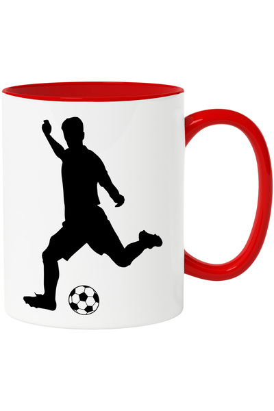 StoryGift Romania Cana Cu Un Jucator De Fotbal Care Se Pregateste Sa Traga La...