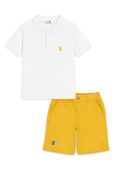 Haribo Boy's Double Set - Pike Polo Top, Gabardine Bottom