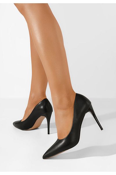 B T Shoes Pantofi Stiletto Negri Donia