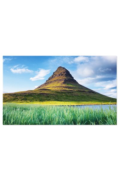 StoryGift Romania Tablou Canvas Muntii Kirkjufell In Islanda Stanci, Natura, Calatorie, Peisaj, Insula 2601
