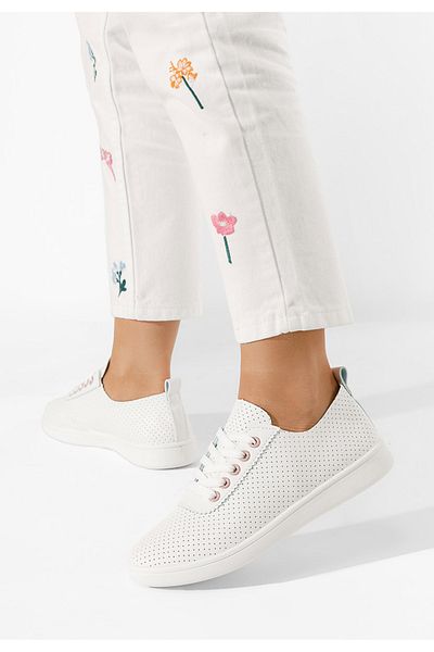 B T Shoes Pantofi Casual Dama Calista V4 Albi
